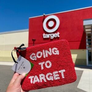 Kate Spade x Target Red Clutch NWT